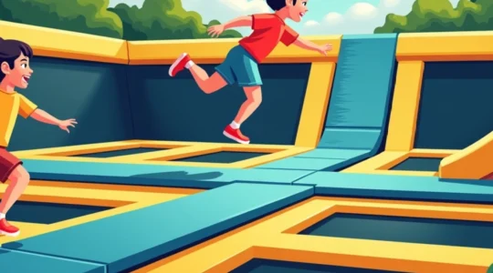 parcs à trampolines